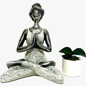 Yoga figurína 24 cm - Biela