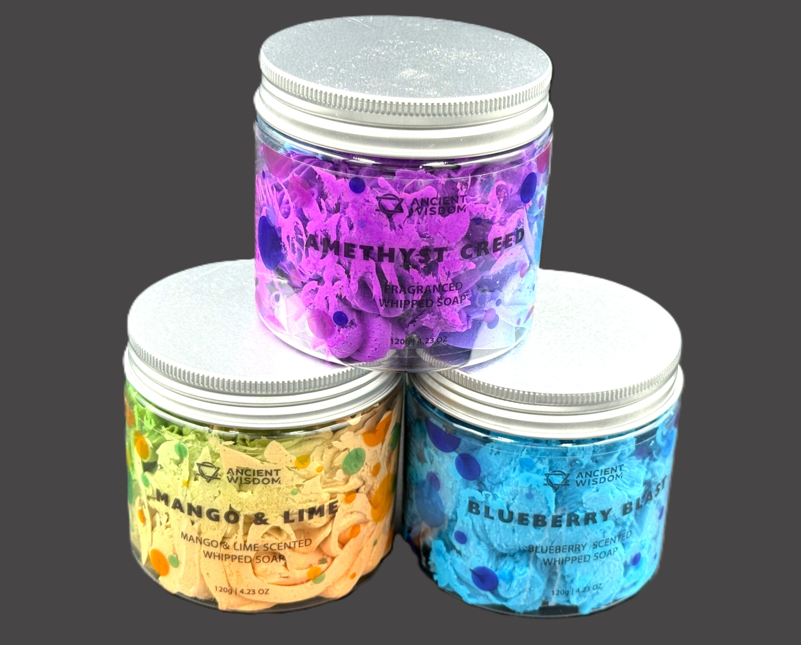 Šľahané mydlo-Blueberry Blast-Čučoriedka – Obrázok 2