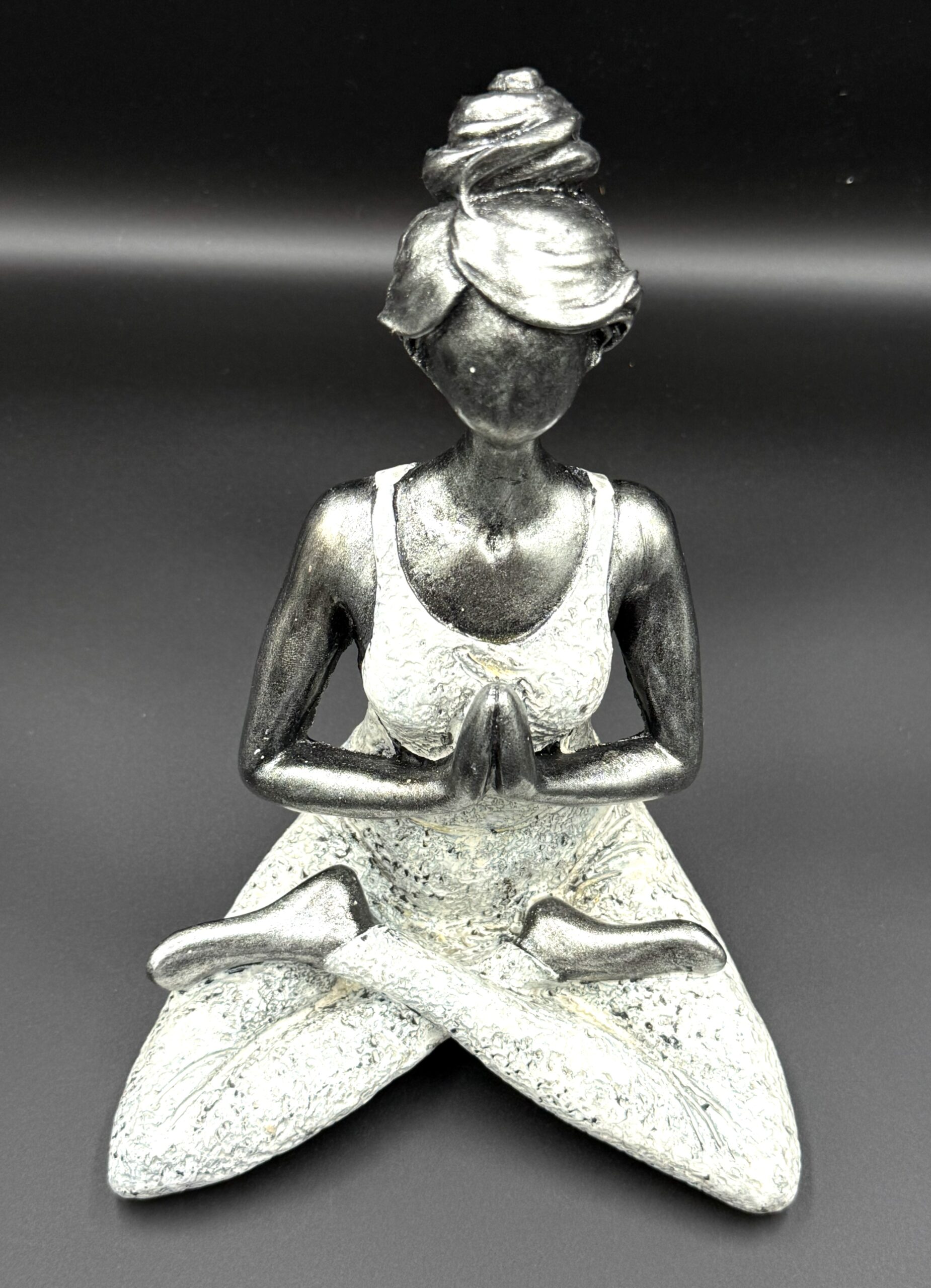 Yoga figurína 24 cm - Biela – Obrázok 2